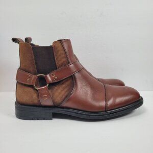 Arkbird Men's Brown Leather Ankle Boots FZN2019812 US Size 10